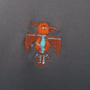 Prince Mens S/S "Thunderbird" C.C. (CA) Vintage Perforated Tennis Crew Shirt - L